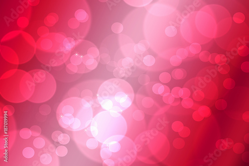 Bokeh en dégradé rouge abstrait fond de saint valentin. . Symbole de décoration de la Saint-Valentin pour la conception de site Web, bonne année , papier peint , carte murale amour coeur.