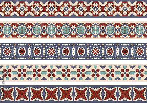 Wallpaper Mural Seamless decorative borders Torontodigital.ca