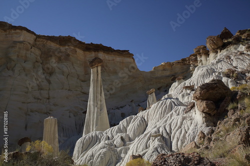 Wahweap Hoodoos are spectacular sandstone formation in the southern Utah desert at the edge of the Grand Staircase-Escalante National Monument photo