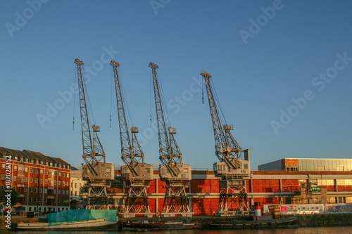 Fototapet Bristol docks