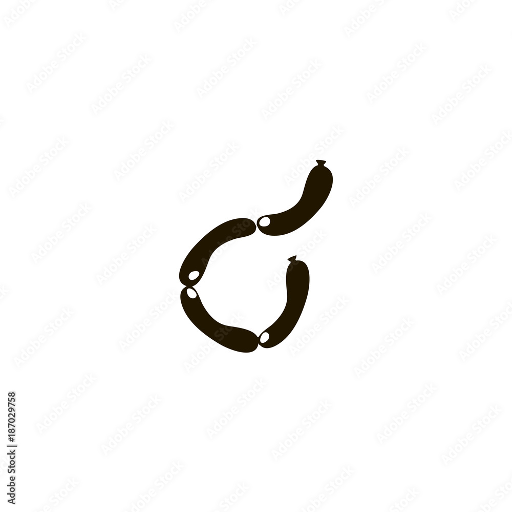 sausage icon. sign design sausage icon. sign design