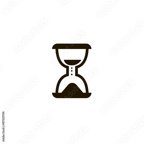 sandglass icon. sign design