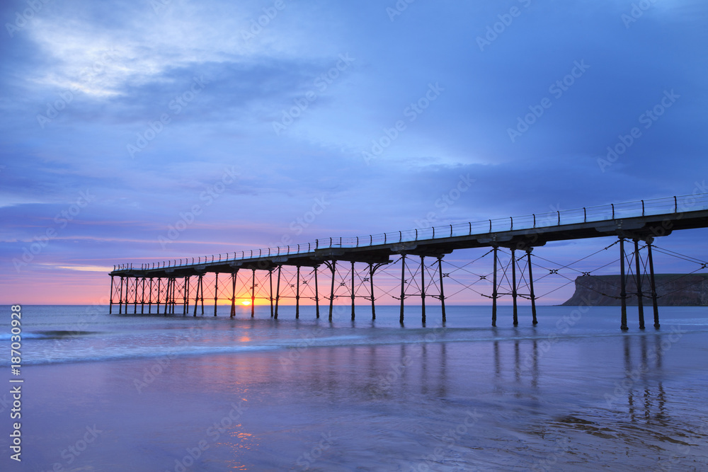 Saltburn Pier at Dawn