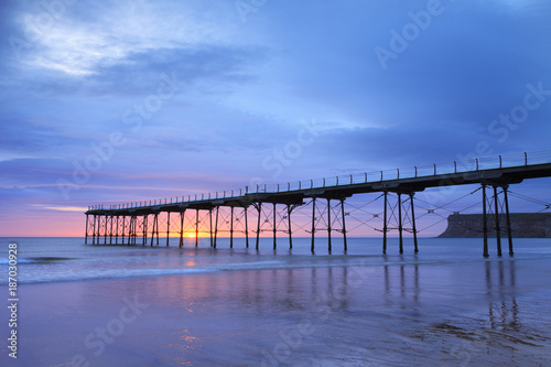 Saltburn Pier at Dawn