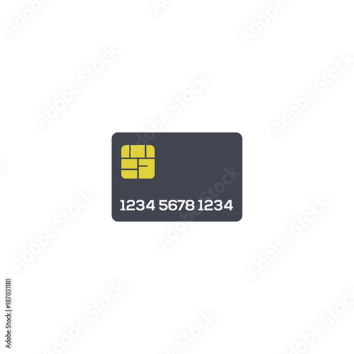 debit card icon. sign design