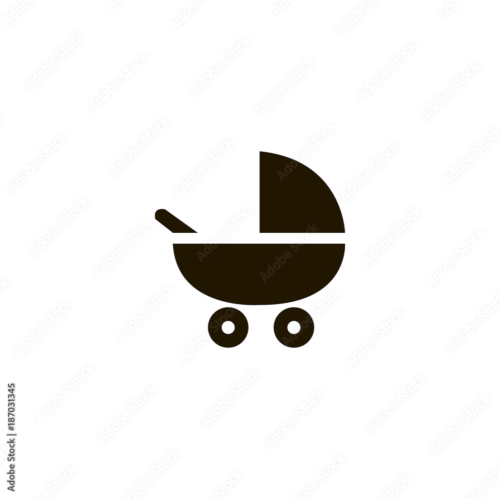 stroller icon. sign design stroller icon. sign design