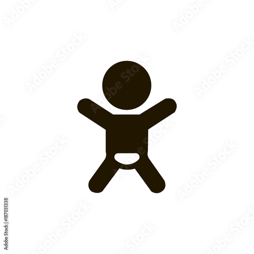 baby icon. sign design