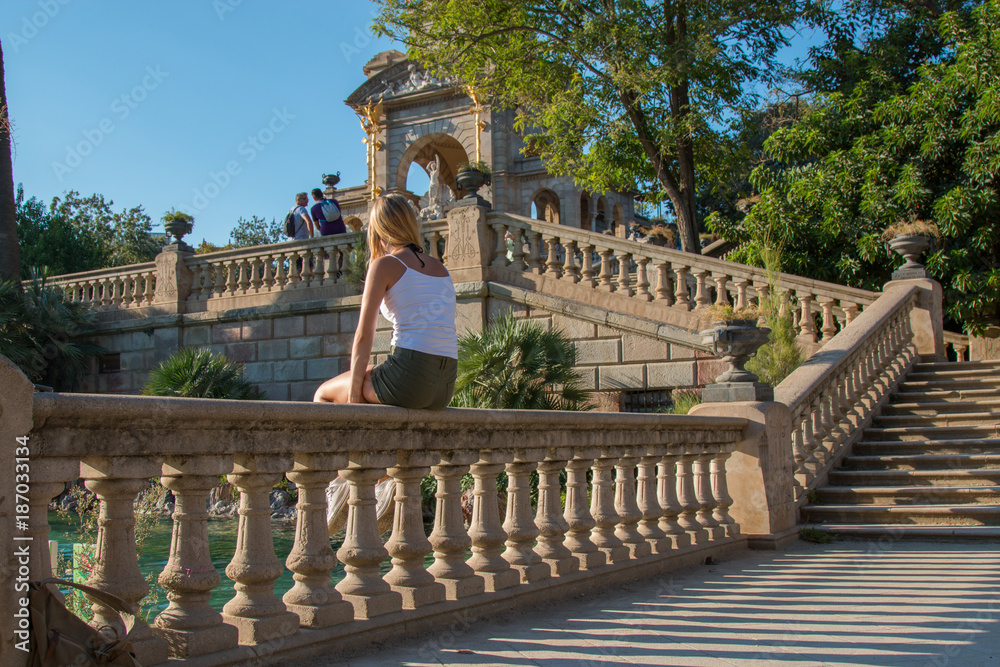 Fototapeta premium barcelona - parc ciutadella