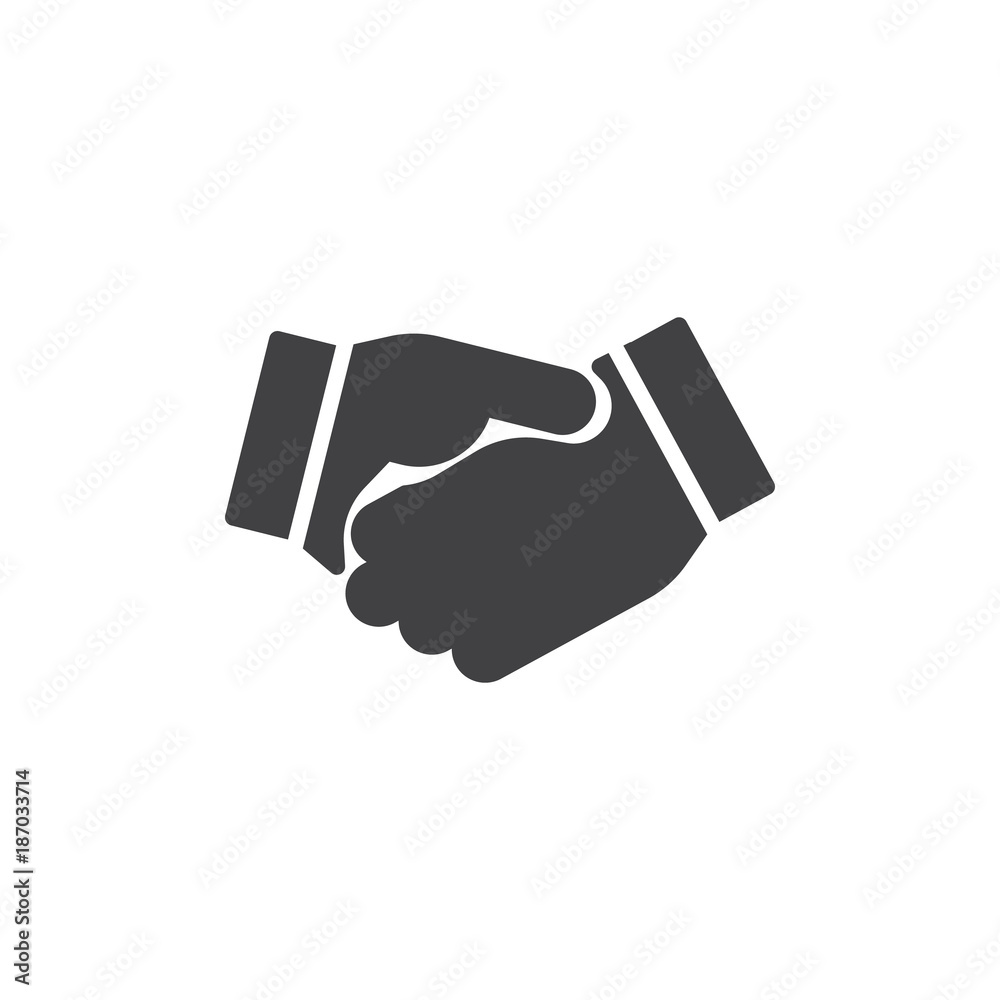 Premium Vector  Handshake vector flat icon. isolated hand shake