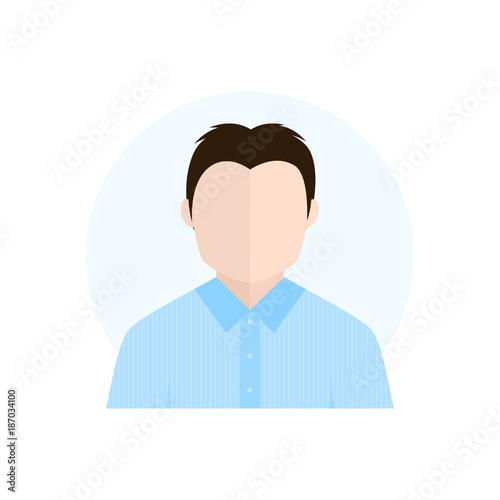 Flat Style Character Avatar Icon