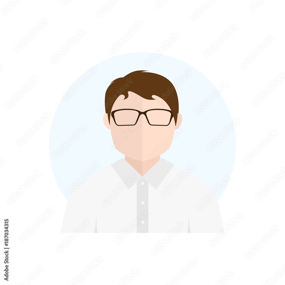 Flat Style Character Avatar Icon