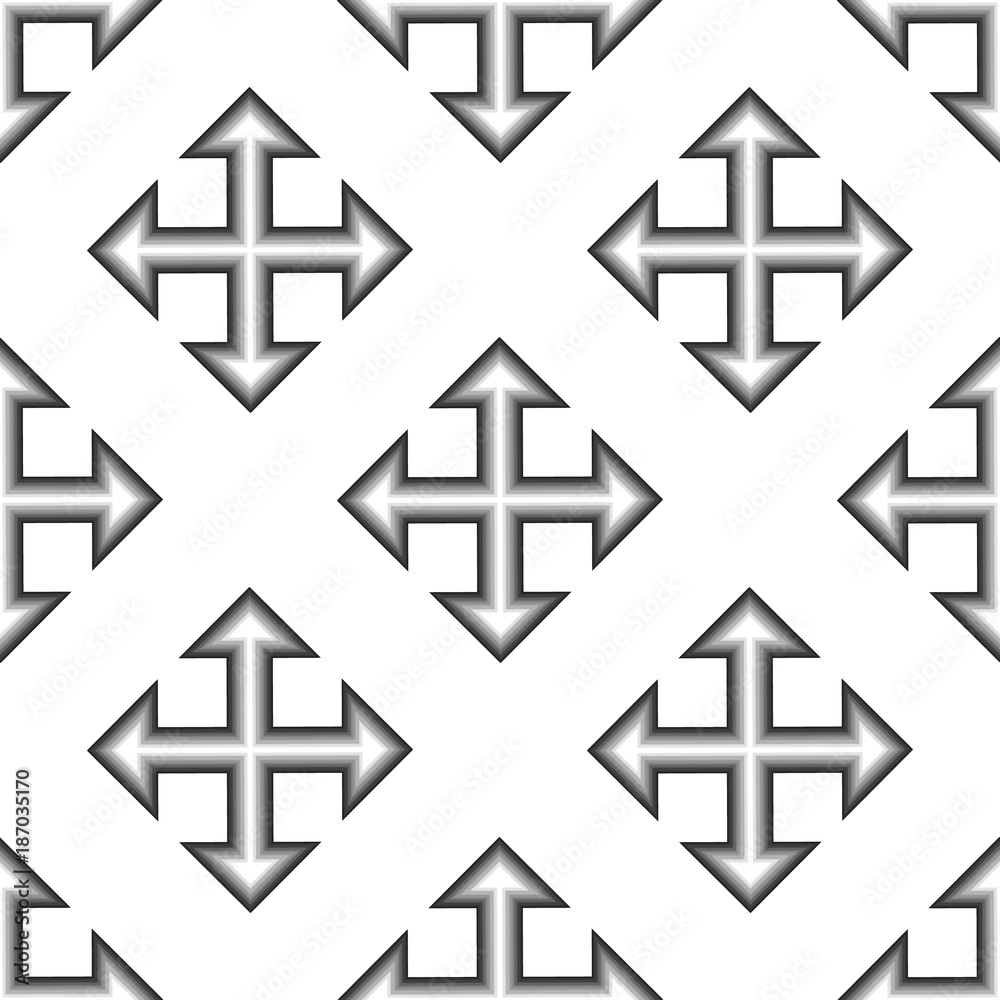 Seamless arrows pattern. Geometric texture. Seamless arrows pattern. Geometric texture.