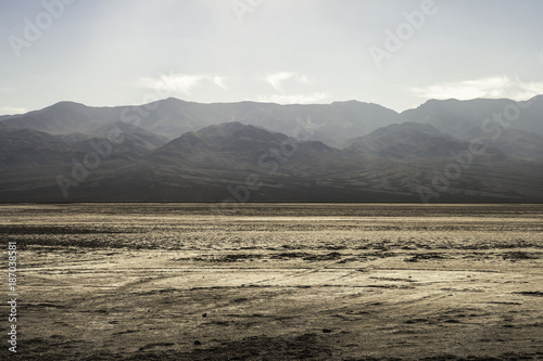 Salt desert, Badwater basin, Death Valley National Park, California
