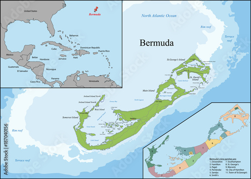 Map of Bermuda