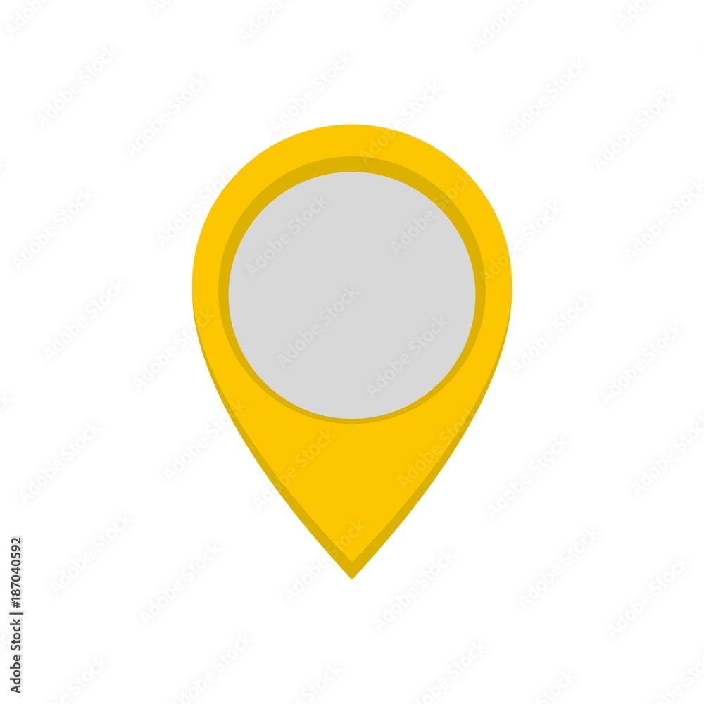 Navigation mark icon. Flat illustration of navigation mark vector icon isolated on white background Navigation mark icon. Flat illustration of navigation mark vector icon isolated on white background