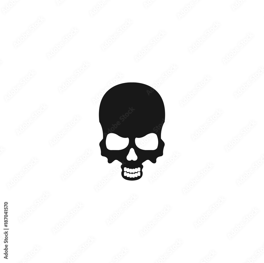 skeleton head icon. sign design skeleton head icon. sign design