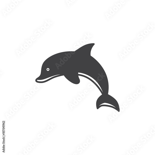 dolphin icon. sign design