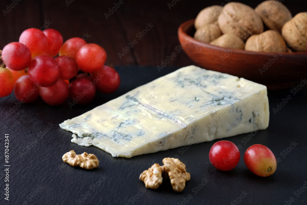 Italian cheese with mold gorgonzola.