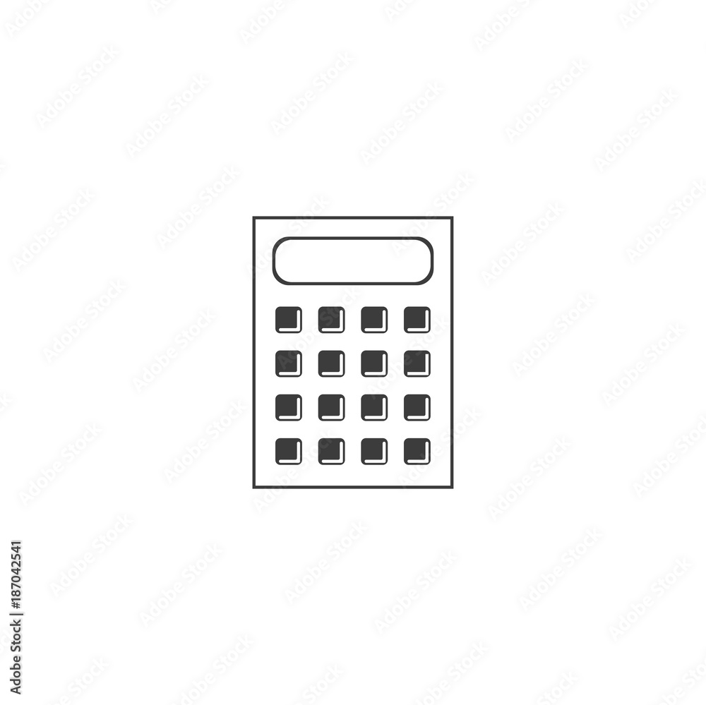 calculator icon. sign design calculator icon. sign design