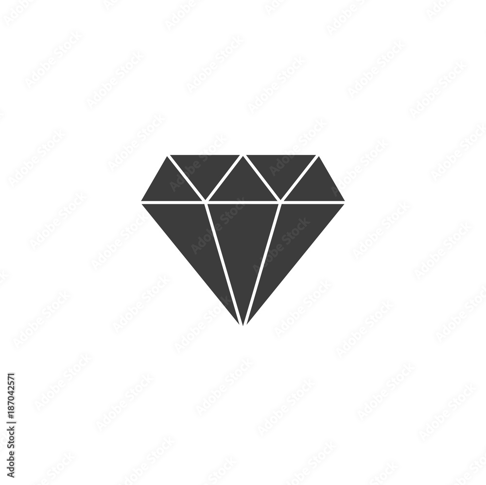 diamond icon. sign design