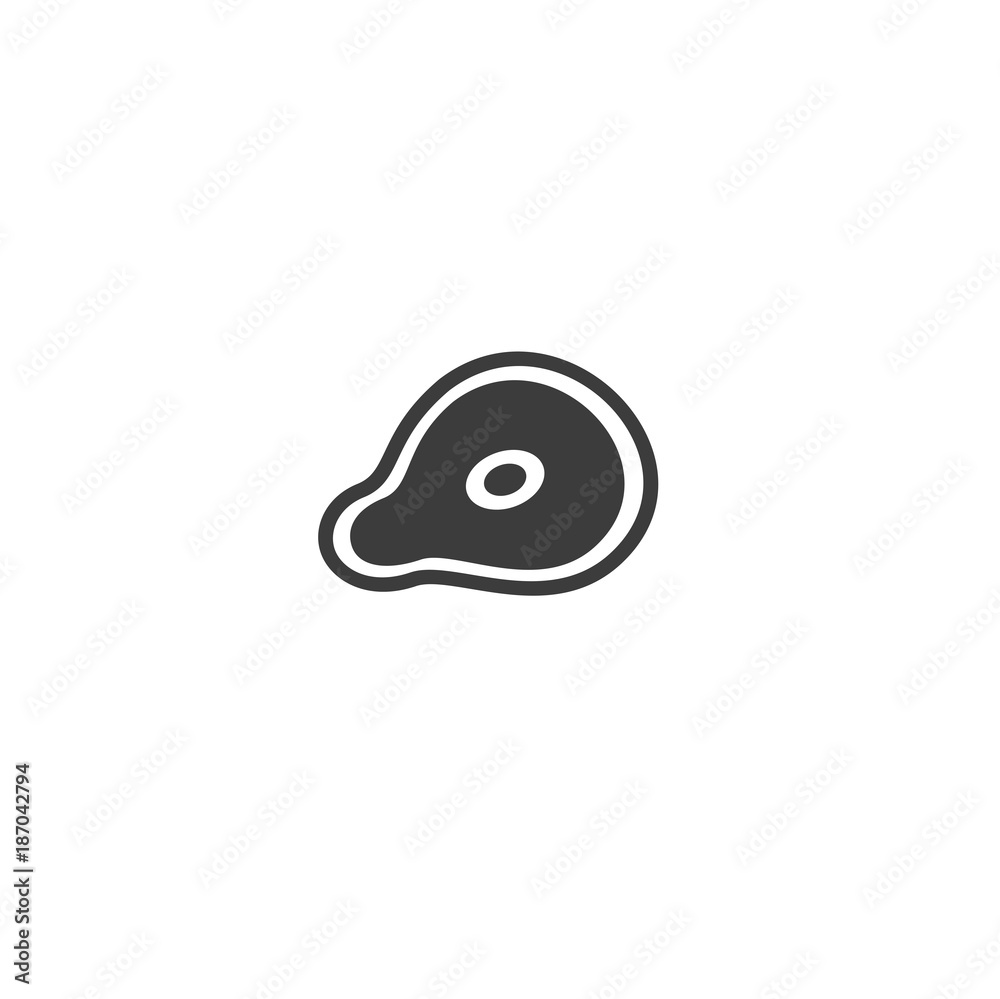 meat icon. sign design meat icon. sign design