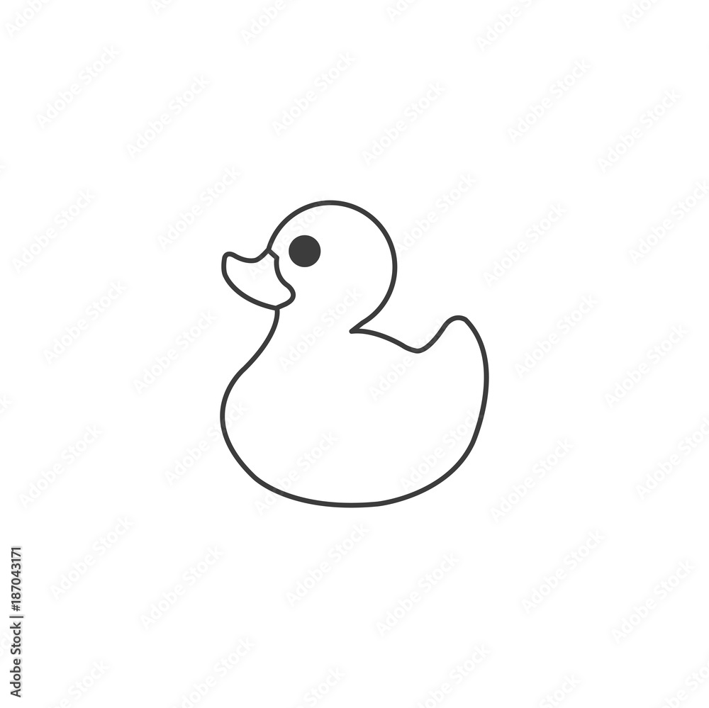 bath duck icon. sign design bath duck icon. sign design