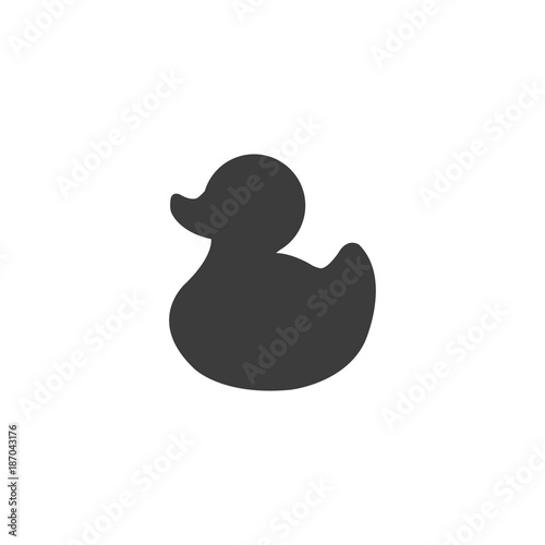 bath duck icon. sign design