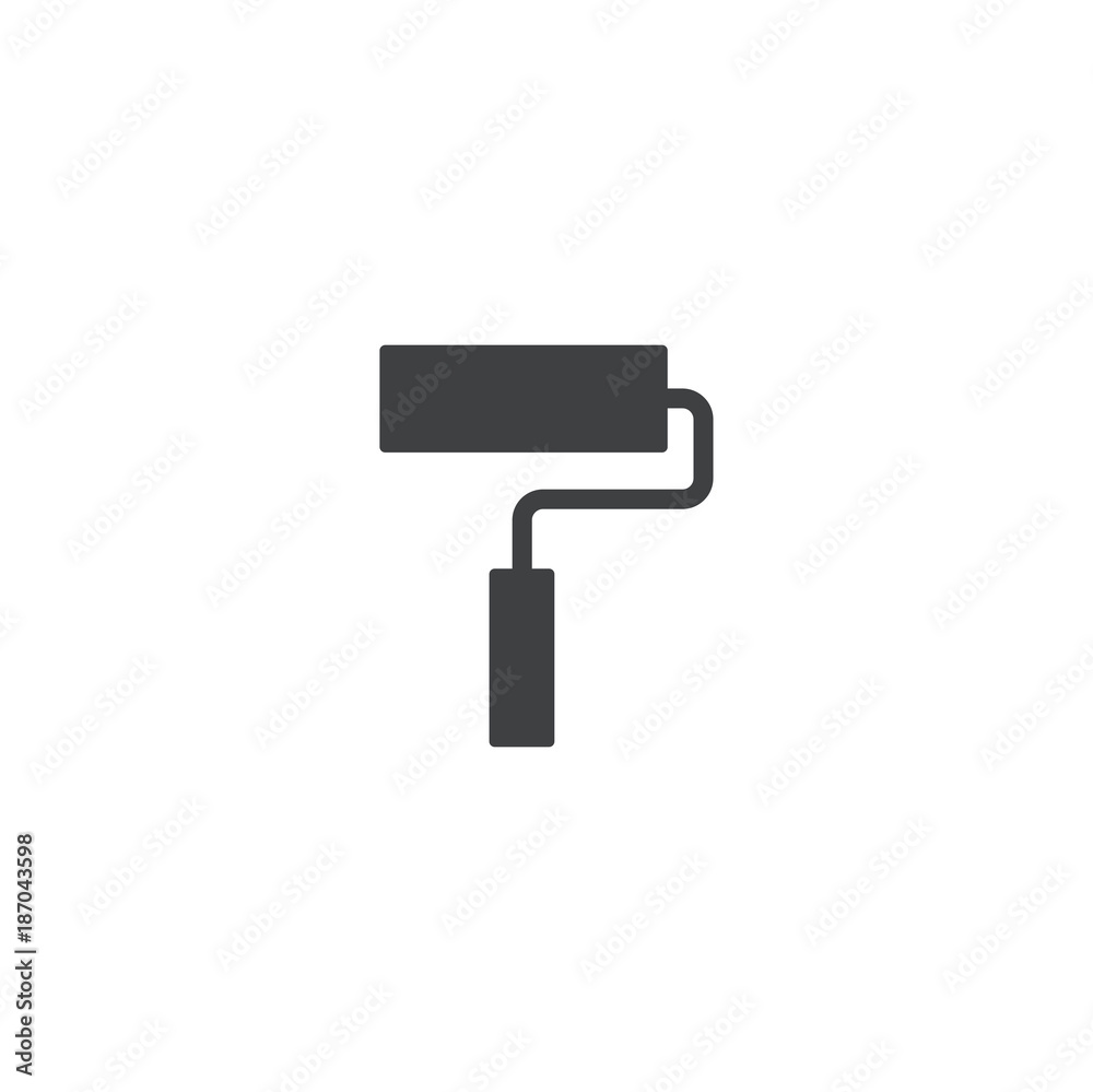 roller brush icon. sign design roller brush icon. sign design