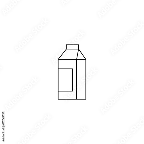 milk icon. sign design