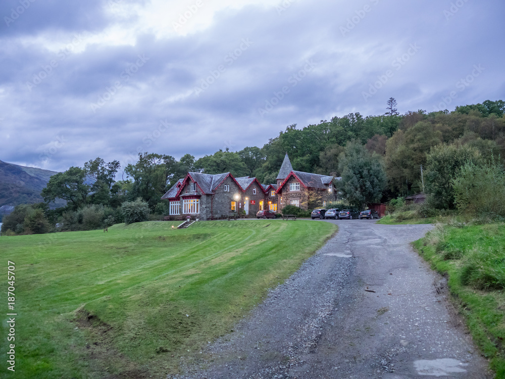 Rowardennan youth hostel, loch lomond, scotland Rowardennan youth hostel, loch lomond, scotland
