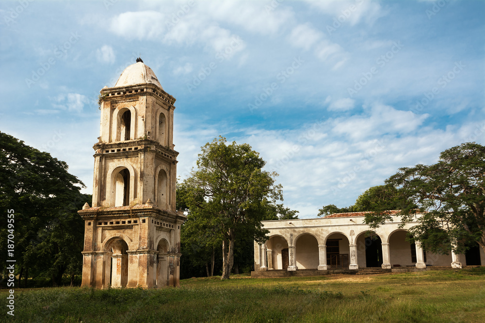 Watchtower of the slaves of the sugar fables San Isidro de los Destiladeros in Manaca Iznaca (Cuba)