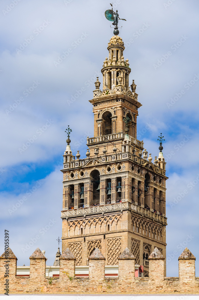 Giralda Tower in Seville, Spain