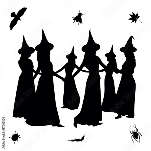 Witch silhouettes