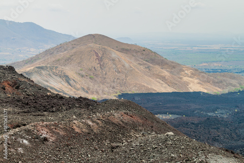 View from Cerro Negro volcano, Nicaragua