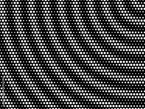 Concentrical Moire Stippled Halftone Background  - Grunge Vector Op Art
