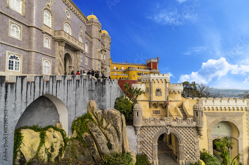 Fotografie Pena National Palace (Palacio Nacional da Pena) in Sintra, Portugal