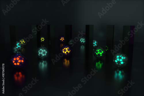 Asbtract balls