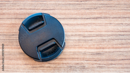 Lens cap for camera.