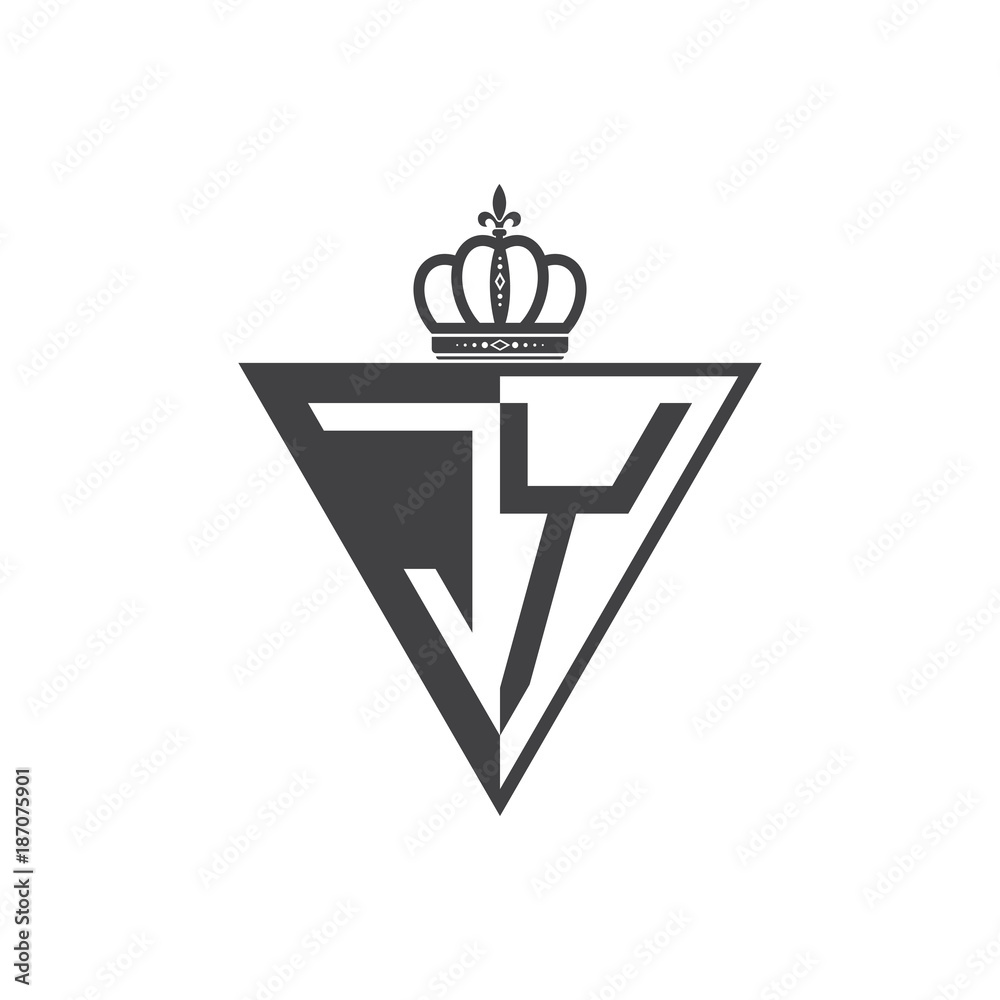 initial two letter half logo triangle black initial two letter half logo triangle black