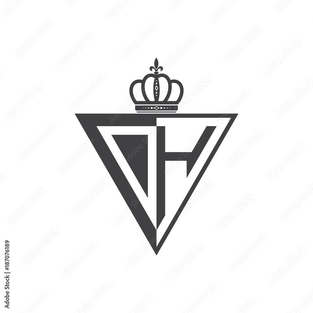 initial two letter half logo triangle black initial two letter half logo triangle black