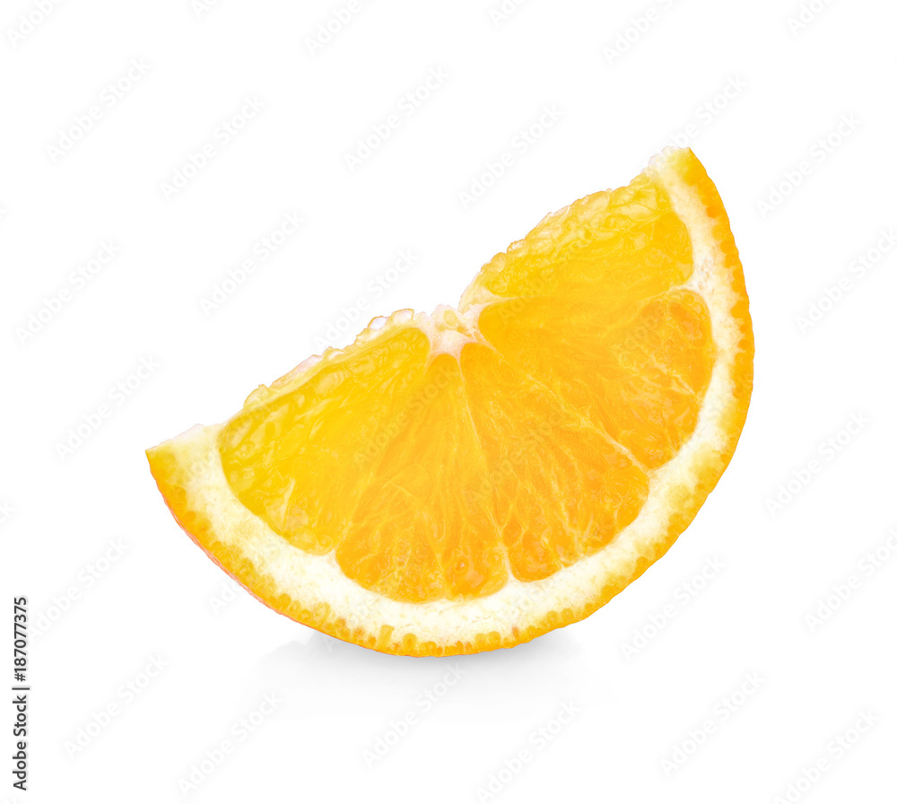 Fresh orange fruit isolated on white background Fresh orange fruit isolated on white background