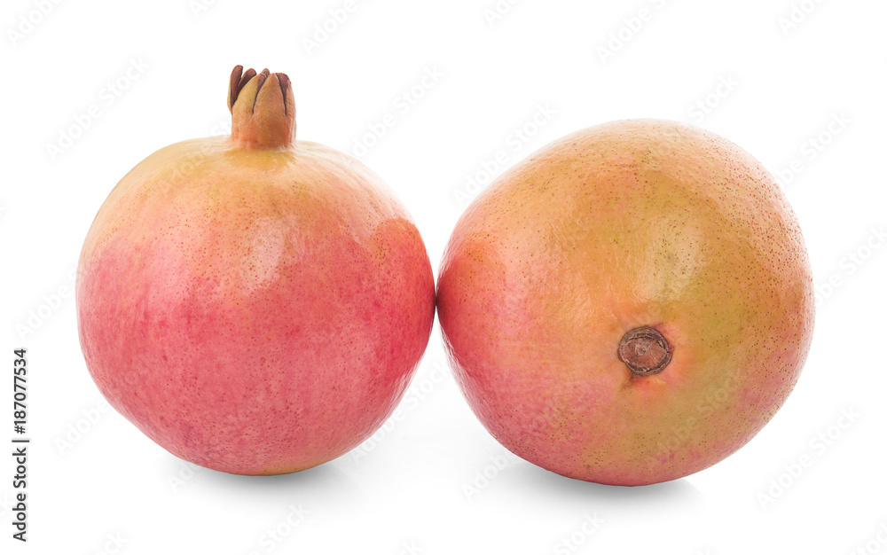 Pomegranate isolated on white background Pomegranate isolated on white background