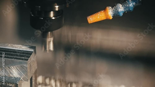 Lathe cuts, hones and handles metal detail, removes chips from metal parts, curly cutting