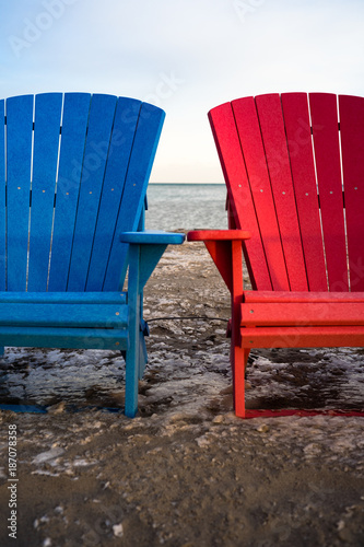 Beach chairs