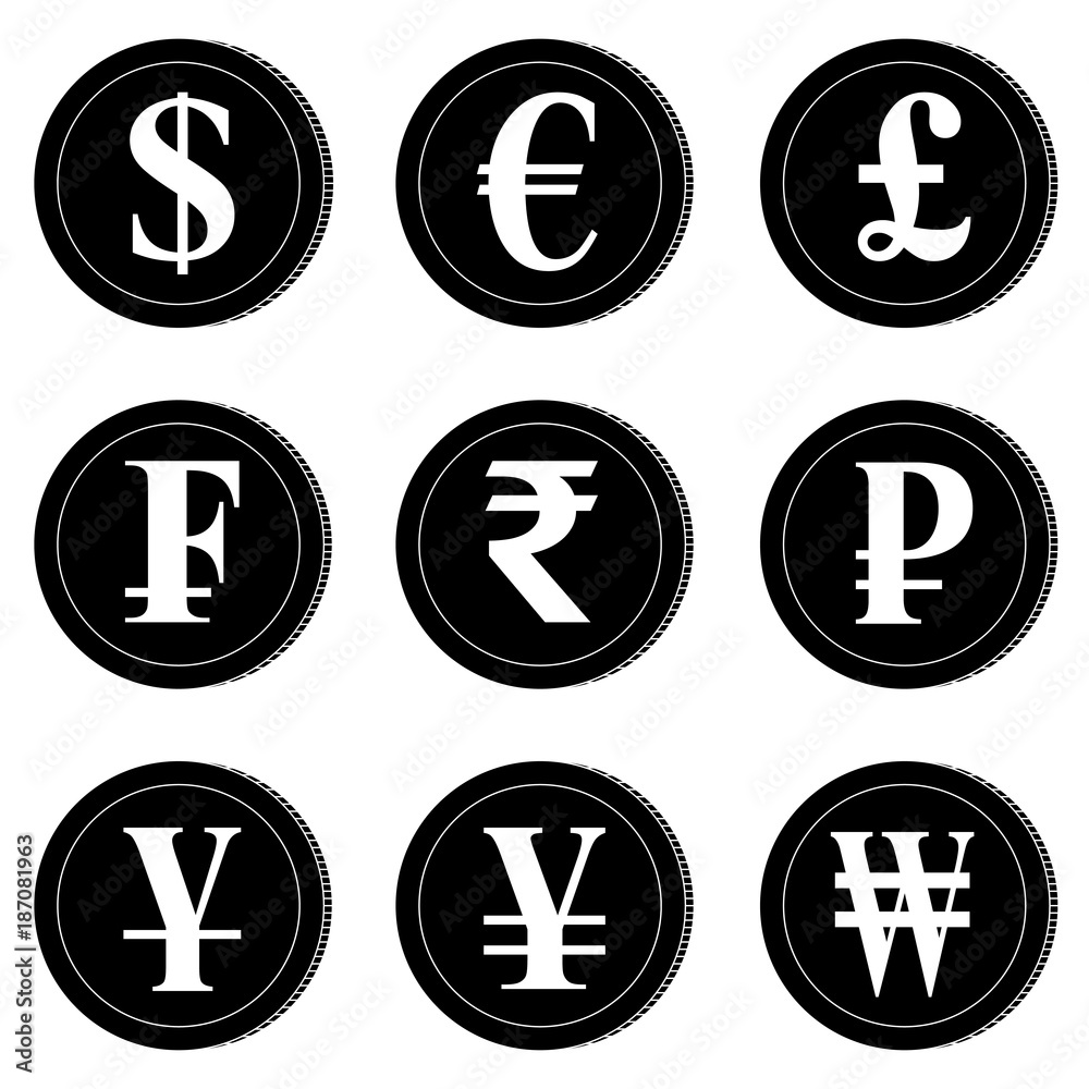 Currency Cion , Famous currency cion black and white logo Currency Cion , Famous currency cion black and white logo