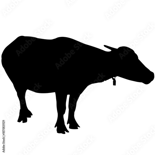 Water buffalo Silhouette Vector Graphics