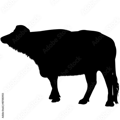 Water buffalo Silhouette Vector Graphics