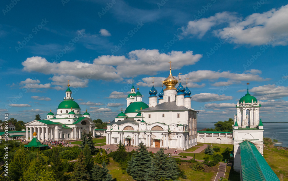   Monastery in the city of Pereslavl-Zalessky. Panorama. Russia.