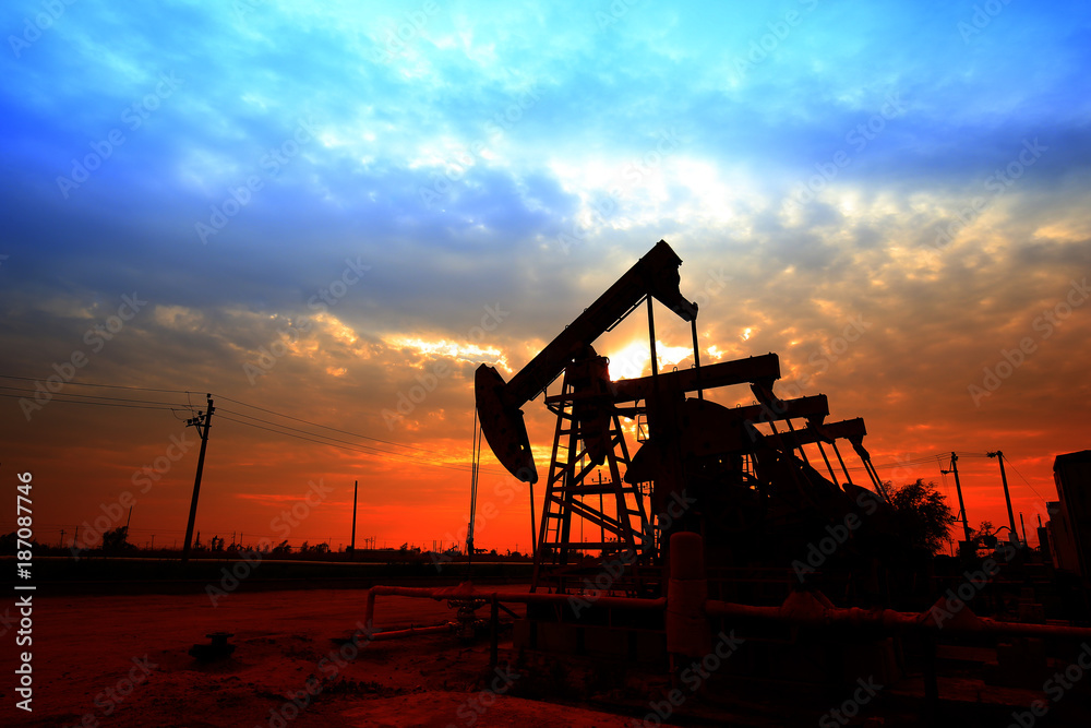 The oil pump, industrial equipment The oil pump, industrial equipment