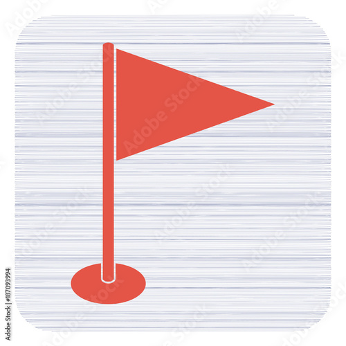 Flag marker icon